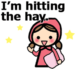 British Englsih with girl and cat 2 sticker #9545900