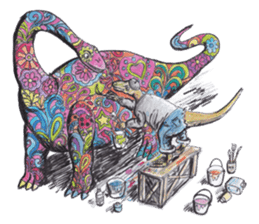 Dinosaurs Revue Company sticker #9546138