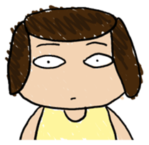 Miki-chan who lives next door. sticker #9546383