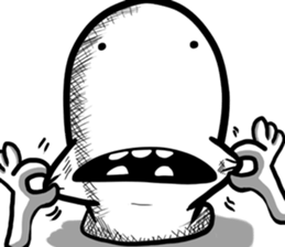 sticky on earth sticker #9546420