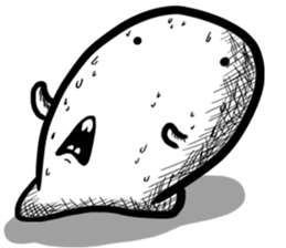 sticky on earth sticker #9546421