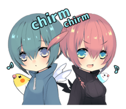 Moemoe parrot sticker part2 sticker #9546606