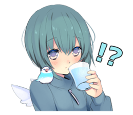 Moemoe parrot sticker part2 sticker #9546611