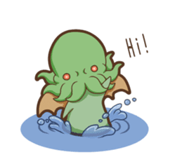 Sticker of Cthulhu4 (Japanese ver.) sticker #9546804