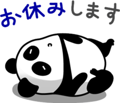 Message of a panda sticker #9546924
