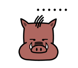 Pig's home sticker #9547505
