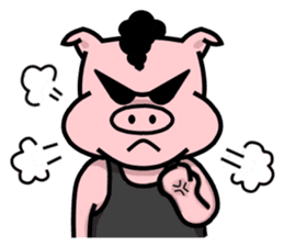 Pig's home sticker #9547522