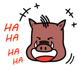 Pig's home sticker #9547525