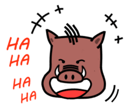 Pig's home sticker #9547525