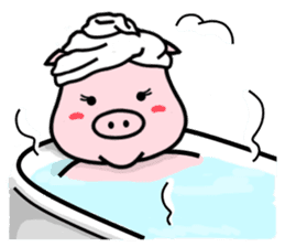 Pig's home sticker #9547527