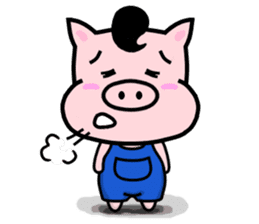 Pig's home sticker #9547532