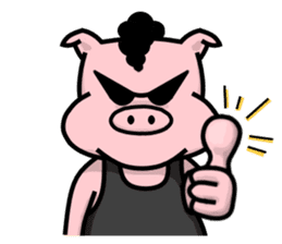 Pig's home sticker #9547534