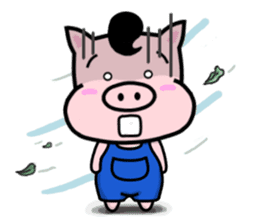 Pig's home sticker #9547541