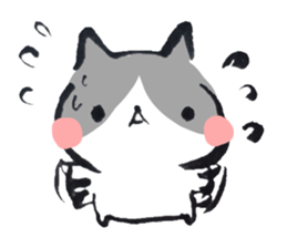 Hi, Hachiware cat sticker #9547747