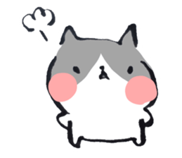 Hi, Hachiware cat sticker #9547749