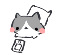 Hi, Hachiware cat sticker #9547750
