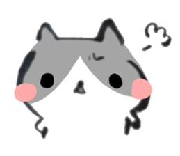 Hi, Hachiware cat sticker #9547760