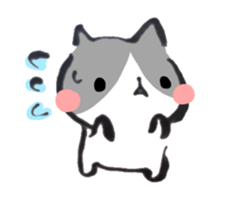 Hi, Hachiware cat sticker #9547761