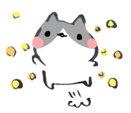 Hi, Hachiware cat sticker #9547766