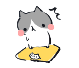 Hi, Hachiware cat sticker #9547770