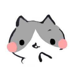 Hi, Hachiware cat sticker #9547771