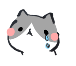 Hi, Hachiware cat sticker #9547772