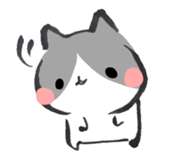 Hi, Hachiware cat sticker #9547776