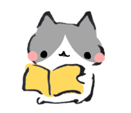 Hi, Hachiware cat sticker #9547777