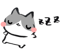 Hi, Hachiware cat sticker #9547779