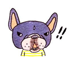 Collection of French Bulldog sticker #9548150