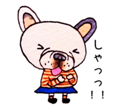 Collection of French Bulldog sticker #9548166