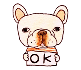 Collection of French Bulldog sticker #9548168