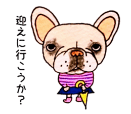 Collection of French Bulldog sticker #9548172