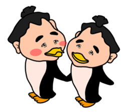 Sumo wrestler?Mysterious Animal-san sticker #9549065