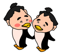 Sumo wrestler?Mysterious Animal-san sticker #9549065