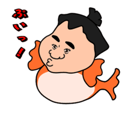 Sumo wrestler?Mysterious Animal-san sticker #9549069