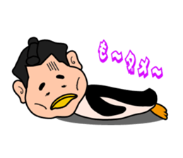 Sumo wrestler?Mysterious Animal-san sticker #9549074