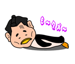 Sumo wrestler?Mysterious Animal-san sticker #9549074