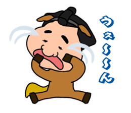 Sumo wrestler?Mysterious Animal-san sticker #9549080
