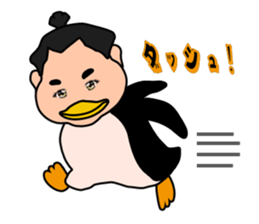 Sumo wrestler?Mysterious Animal-san sticker #9549083