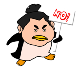 Sumo wrestler?Mysterious Animal-san sticker #9549093