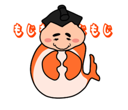 Sumo wrestler?Mysterious Animal-san sticker #9549096