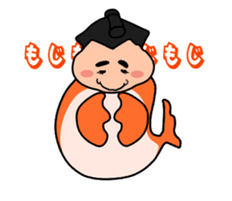 Sumo wrestler?Mysterious Animal-san sticker #9549096