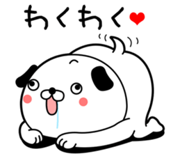 walleyed dog sticker #9549281