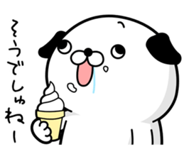 walleyed dog sticker #9549282