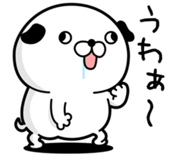 walleyed dog sticker #9549290