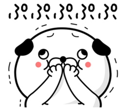 walleyed dog sticker #9549296