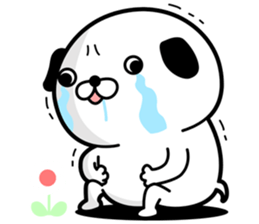 walleyed dog sticker #9549302