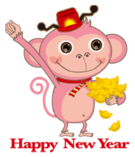noodlegirl(06)-Happy year of the Monkey sticker #9549449
