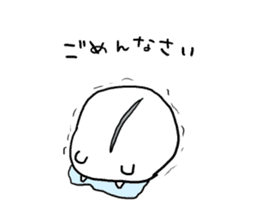 Negative hamster. sticker #9549737